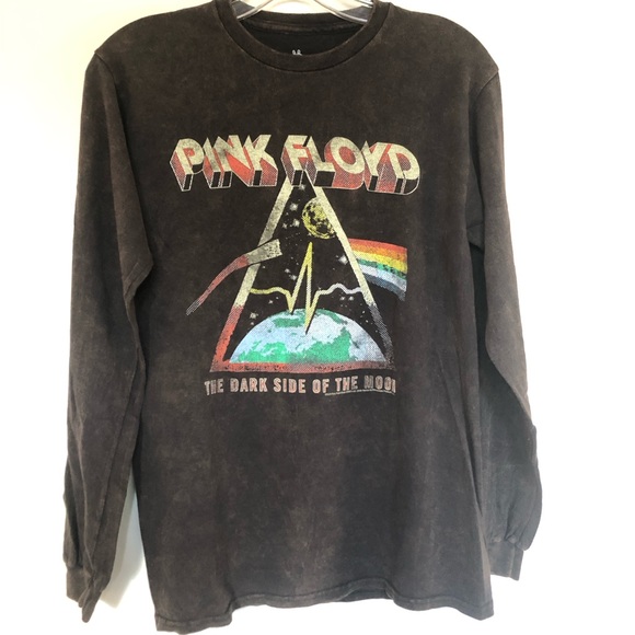 Pink Floyd Dark Side Of The Moon Long Sleeve Junk Food Tee Shirt - Picture 4 of 6
